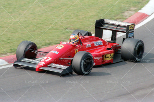 F1 1987 Michele Alboreto - Ferrari F1-87 - 19870008