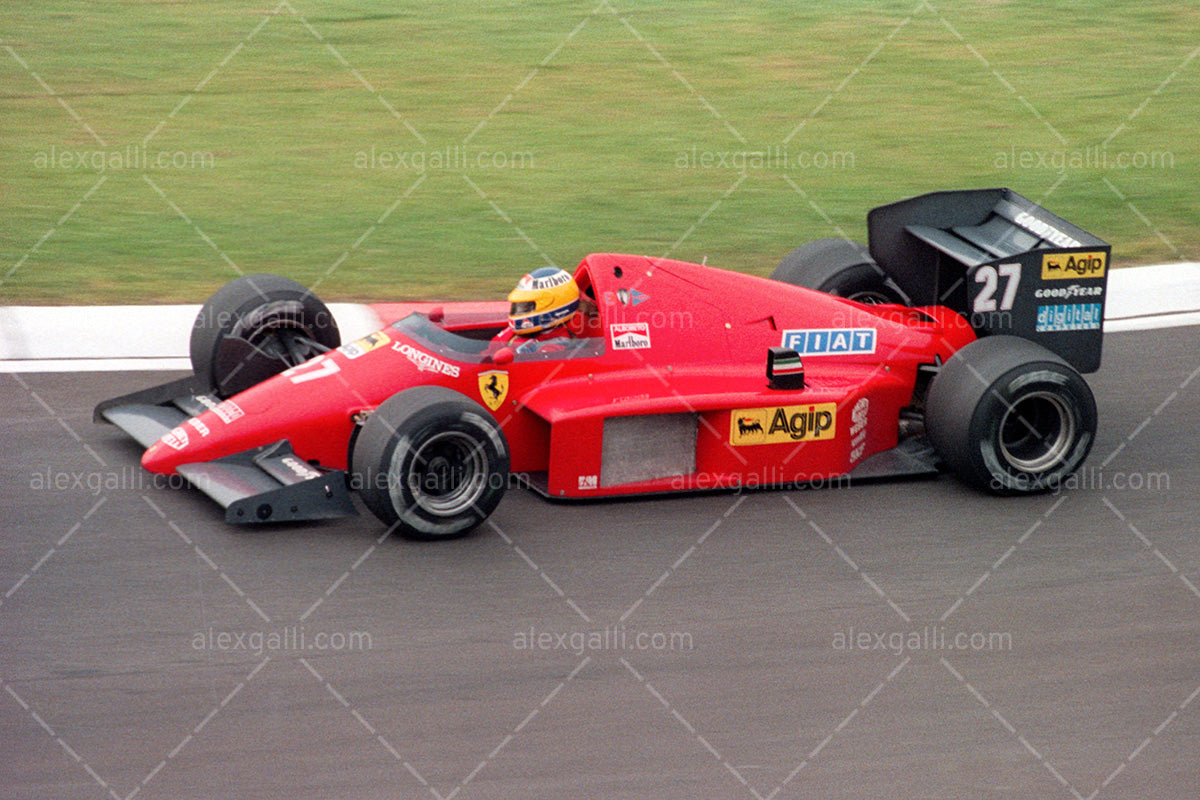 F1 1986 Michele Alboreto - Ferrari F1-86 - 19860004