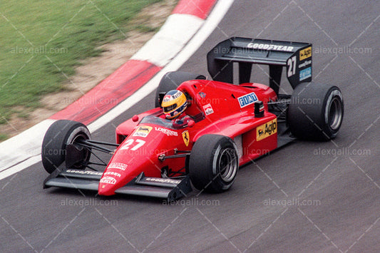 F1 1986 Michele Alboreto - Ferrari F1-86 - 19860005
