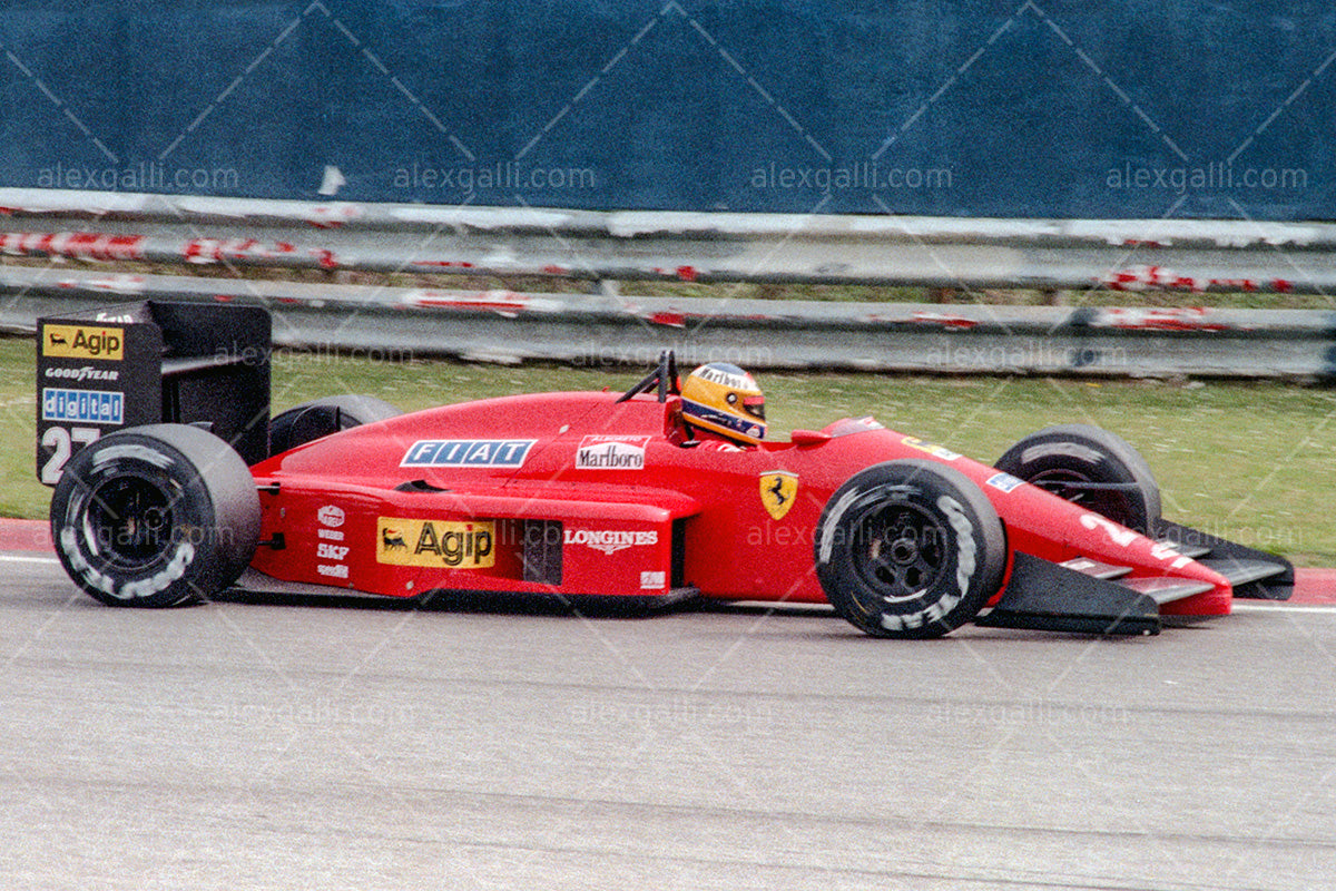 F1 1987 Michele Alboreto - Ferrari F1-87 - 19870009