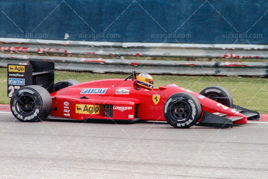 F1 1987 Michele Alboreto - Ferrari F1-87 - 19870009