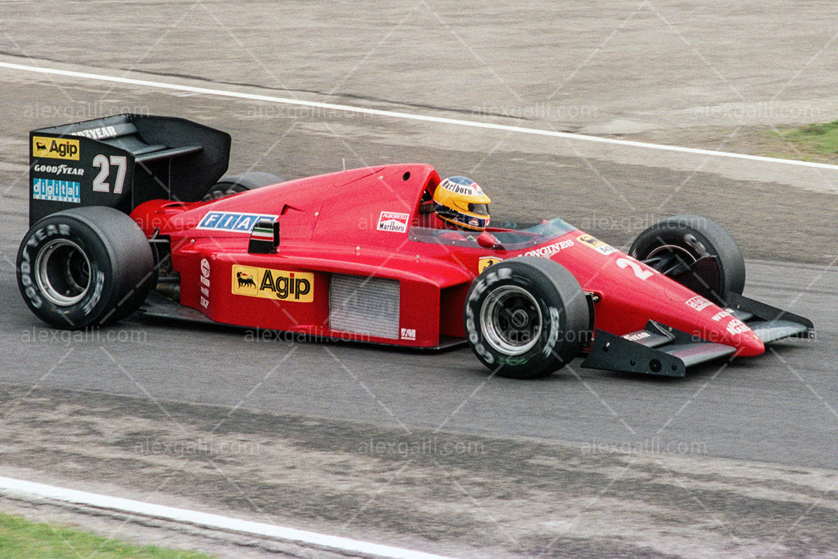 F1 1986 Michele Alboreto - Ferrari F1-86 - 19860006