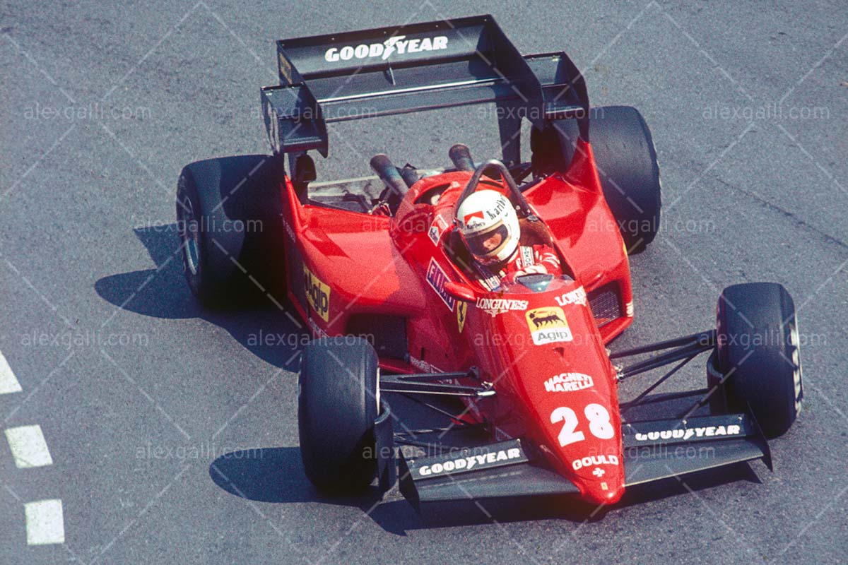 F1 1984 Rene Arnoux - Ferrari 126C4 - 19840012