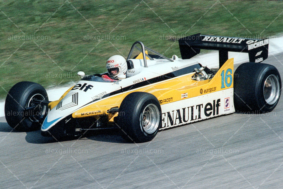 1980 F1 - RENAULT - RENÉ ARNOUX (1:43) AUTOGRAPHIÉE