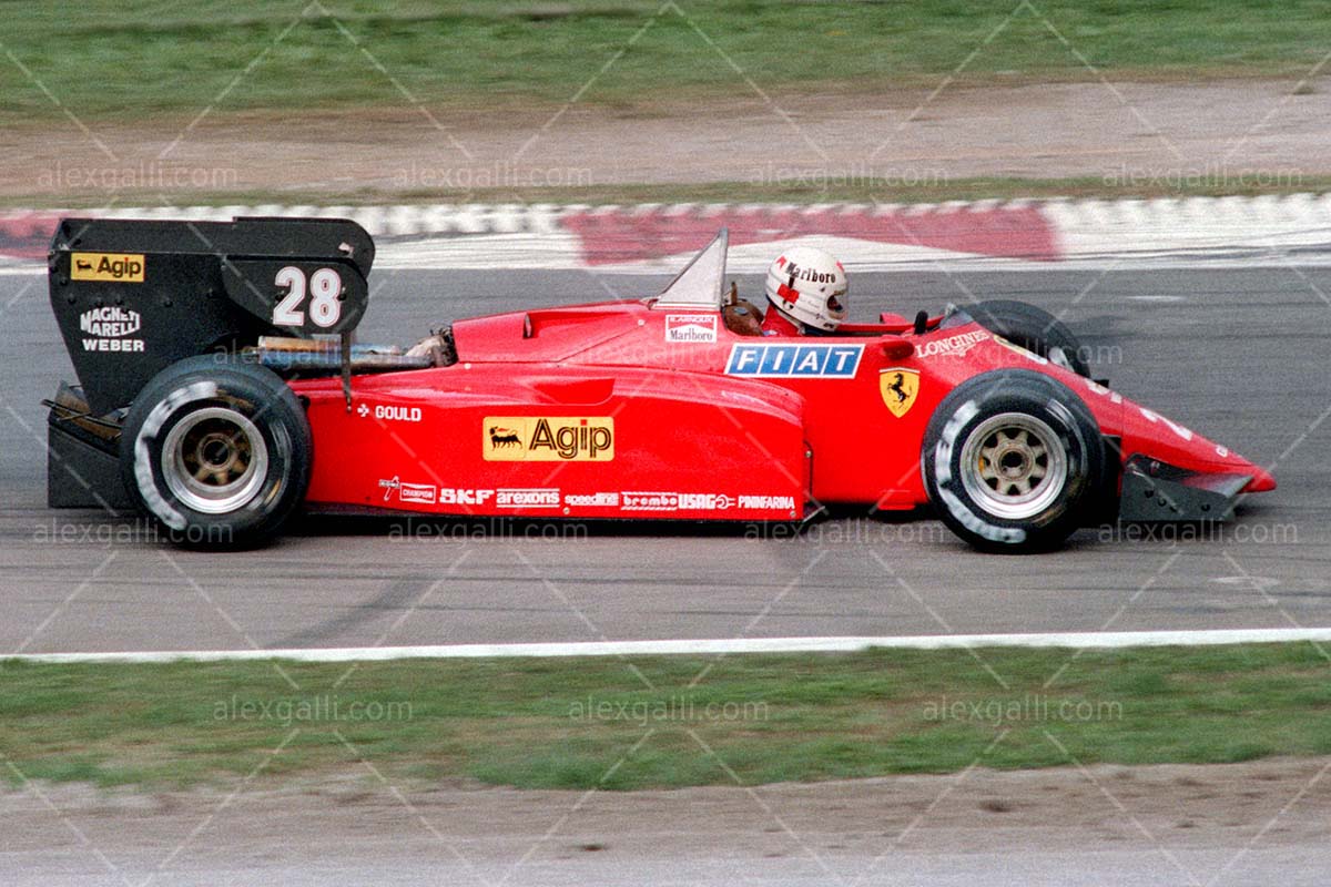 F1 1984 Rene Arnoux - Ferrari 126C4 - 19840010