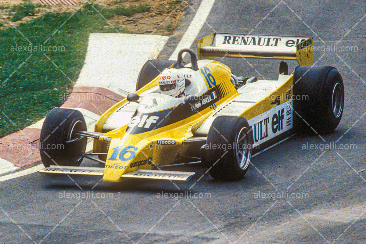 F1 1980 Rene Arnoux - Renault RE20 - 19800004