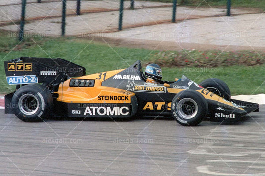 F1 1984 Gerhard Berger - ATS D7 - 19840019