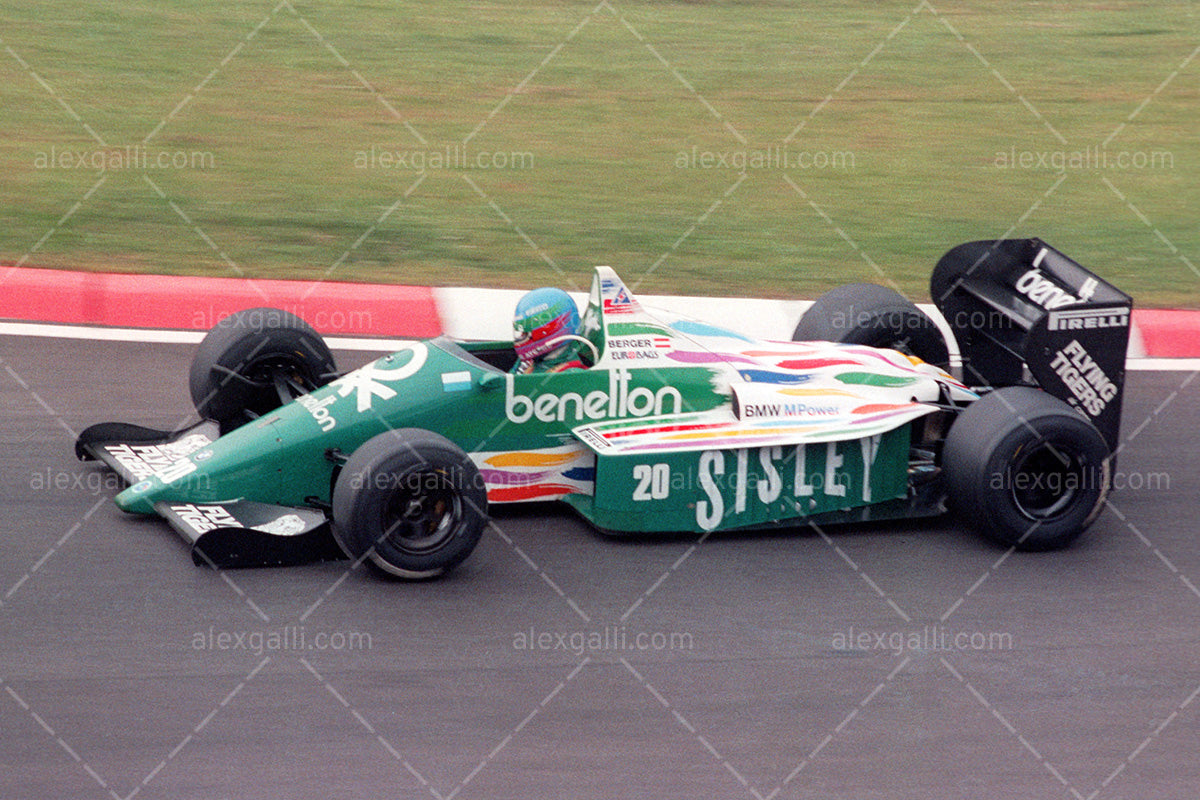 F1 1986 Gerhard Berger - Benetton B186 - 19860015