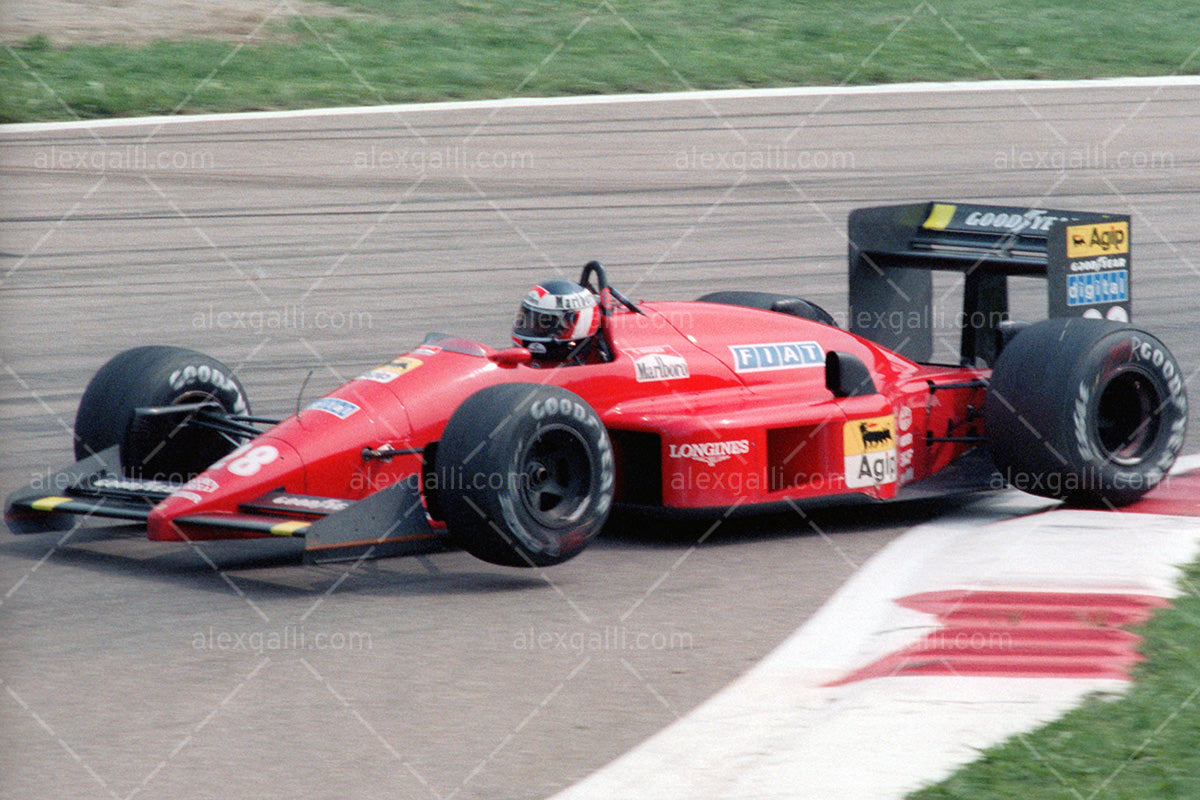 F1 1987 Gerhard Berger - Ferrari F1-87 - 19870024