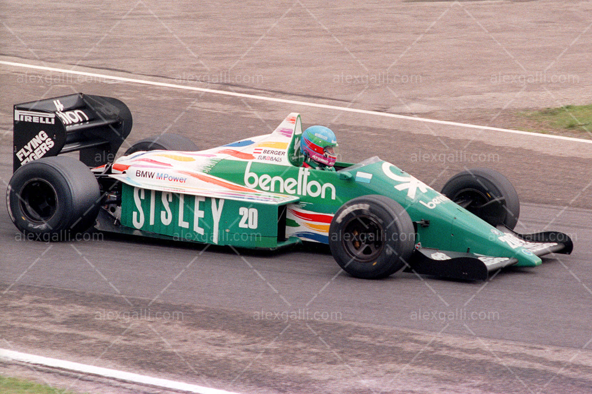 F1 1986 Gerhard Berger - Benetton B186 - 19860016