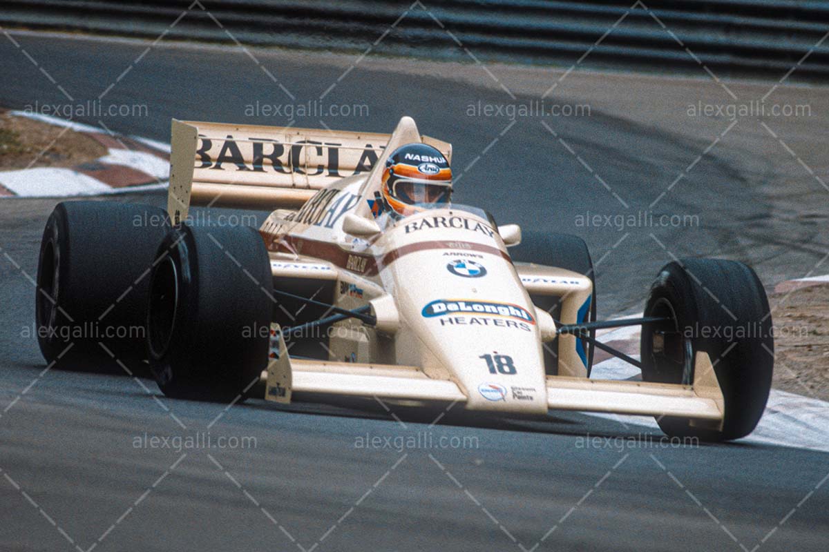 F1 1985 Thierry Boutsen - Arrows A8- 19850023