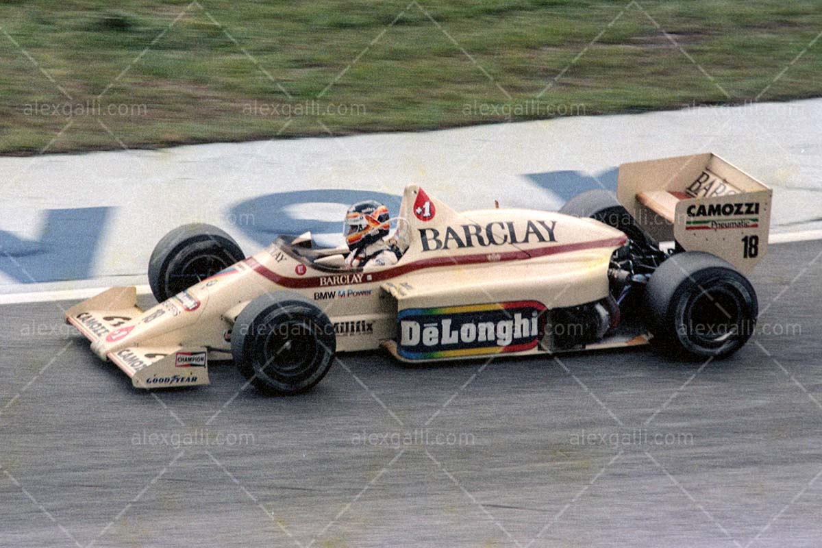 F1 1985 Thierry Boutsen - Arrows A8- 19850027