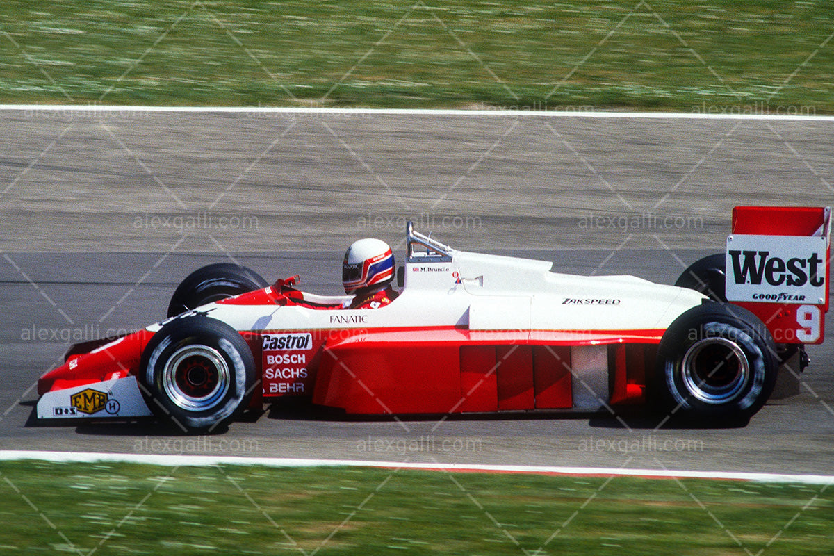 F1 1987 Martin Brundle - Zakspeed 871 - 19870038