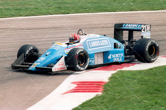 F1 1987 Alex Caffi - Osella FA1F - 19870041