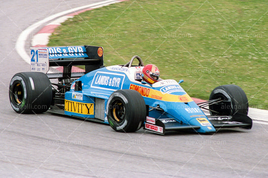 F1 1987 Alex Caffi - Osella FA1F - 19870039