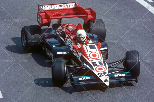 F1 1984 Andrea De Cesaris - Ligier JS23 - 19840038
