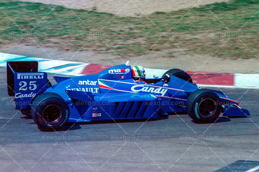 F1 1985 Andrea De Cesaris - Ligier JS25 - 19850045