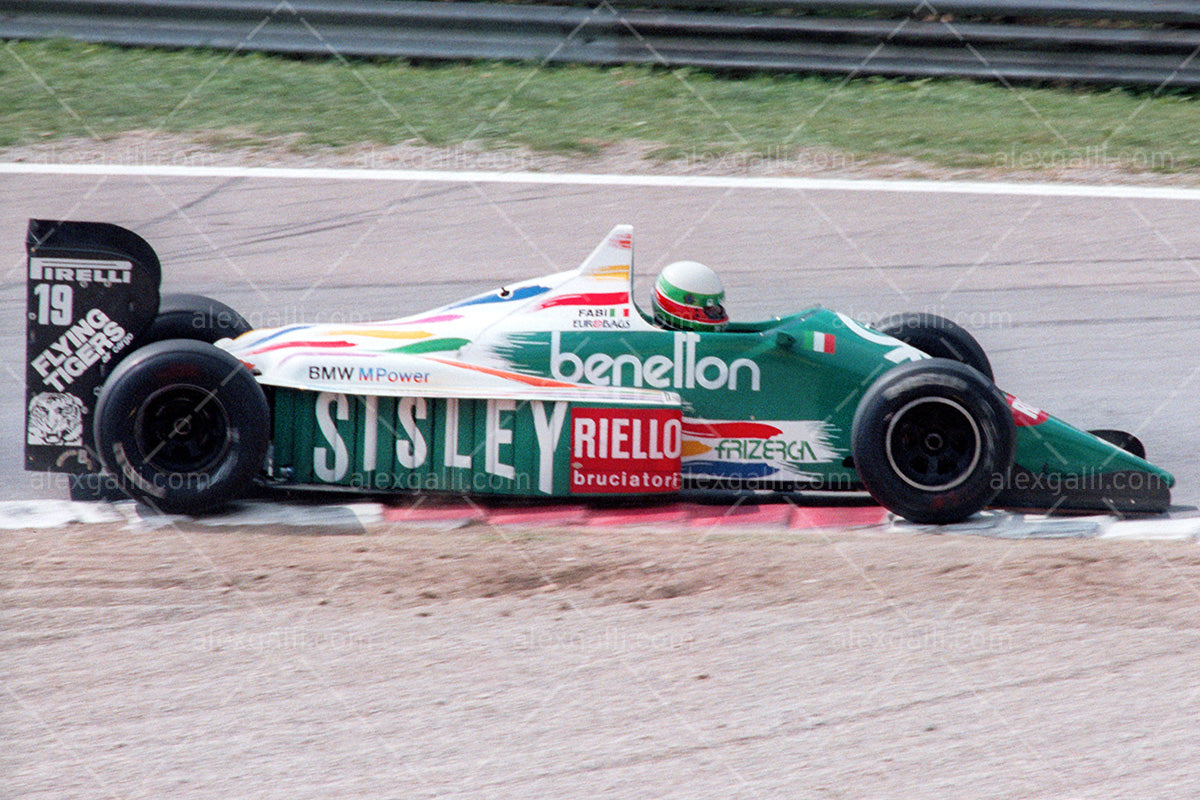 F1 1986 Teo Fabi - Benetton B186 - 19860041