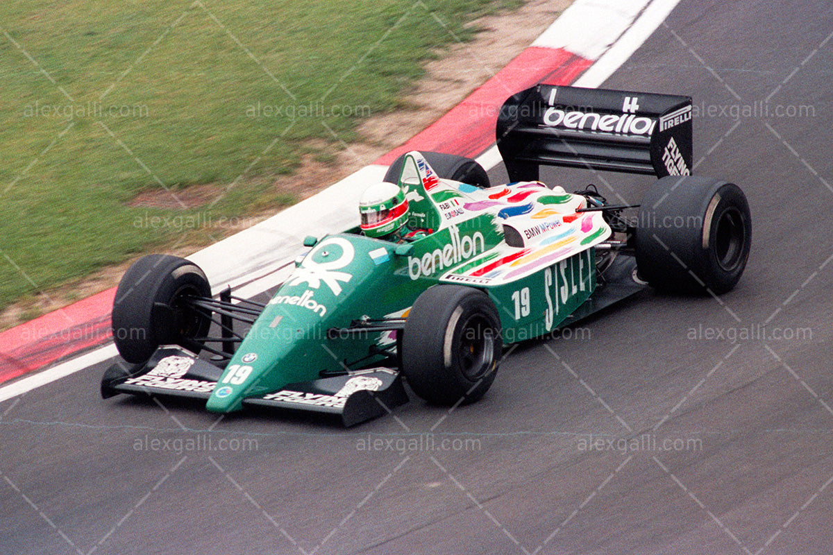 F1 1986 Teo Fabi - Benetton B186 - 19860043