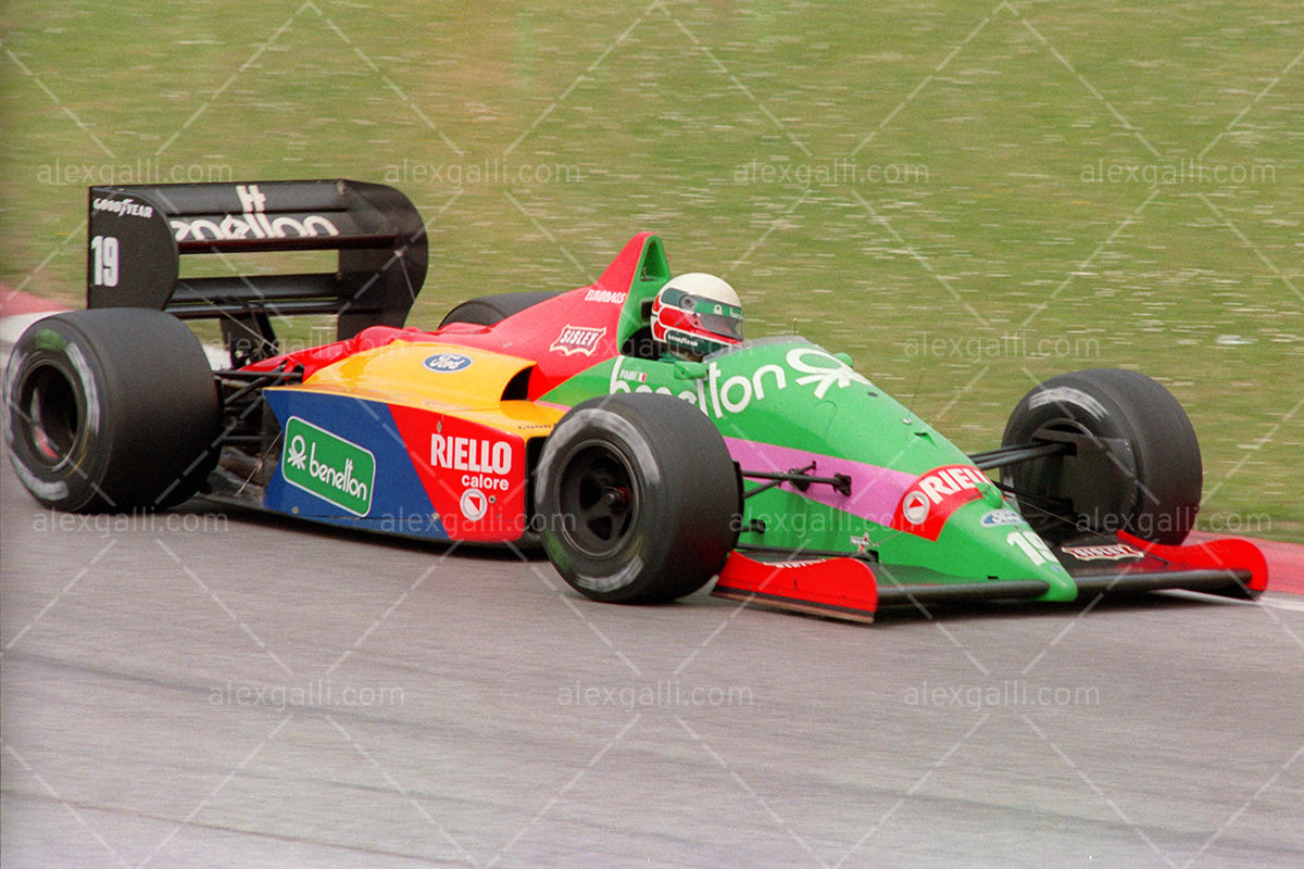 F1 1987 Teo Fabi - Benetton B187 - 19870053