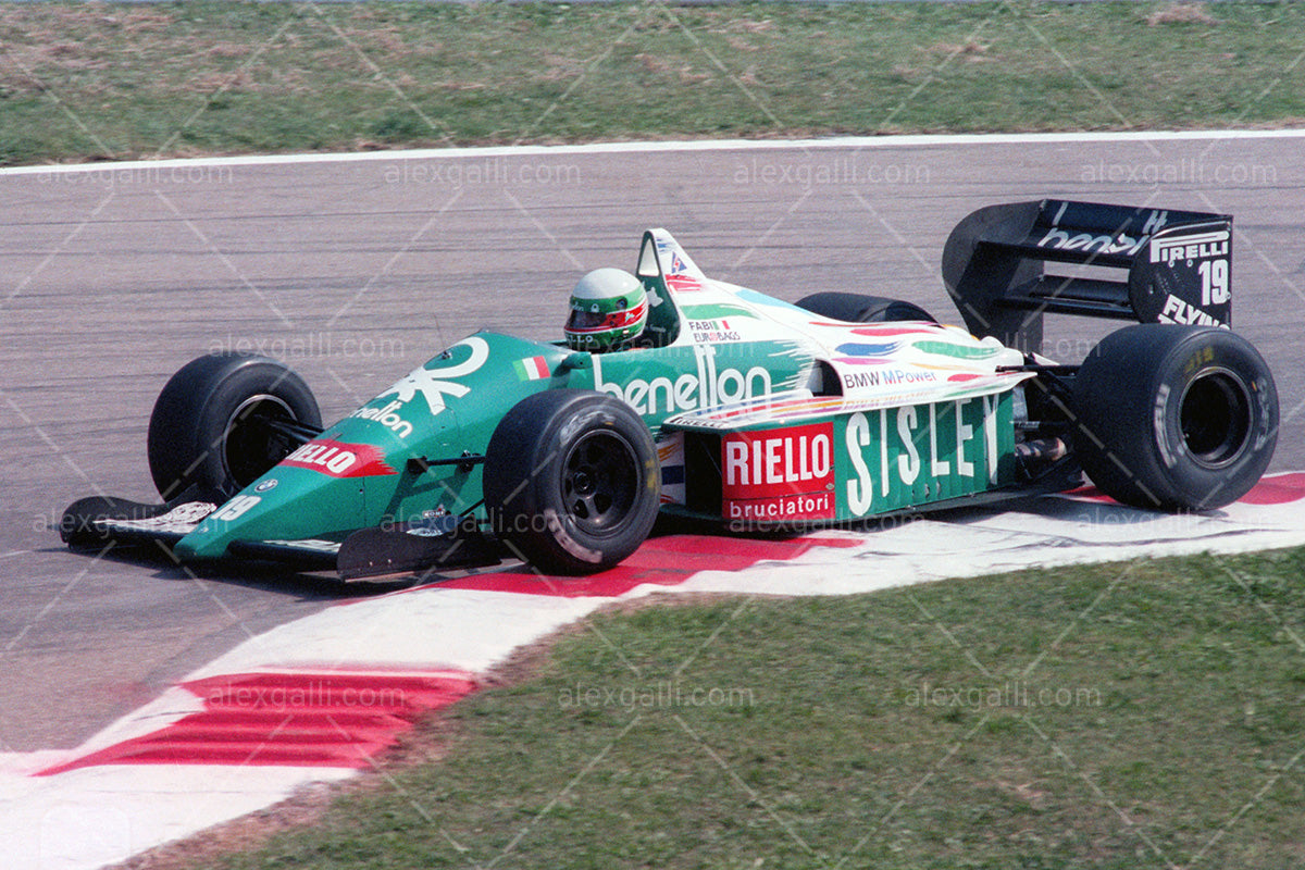 F1 1986 Teo Fabi - Benetton B186 - 19860042