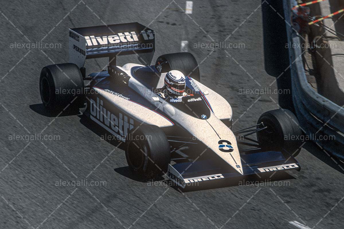 F1 1985 Francois Hesnault - Brabham BT54 - 19850057