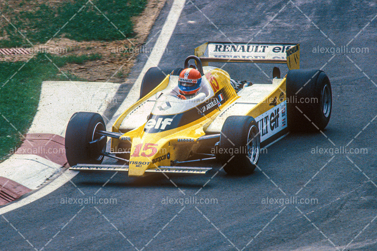 F1 1980 Jean Pierre Jabouille - Renault RE20 - 19800009