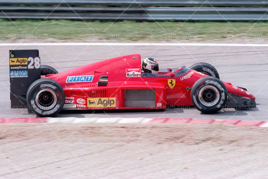 F1 1986 Stefan Johansson - Ferrari F1-86 - 19860052