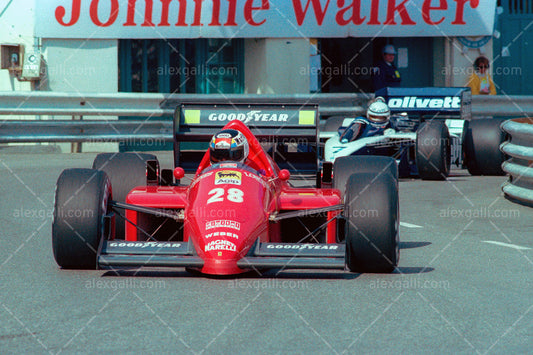 F1 1986 Stefan Johansson - Ferrari F1-86 - 19860054