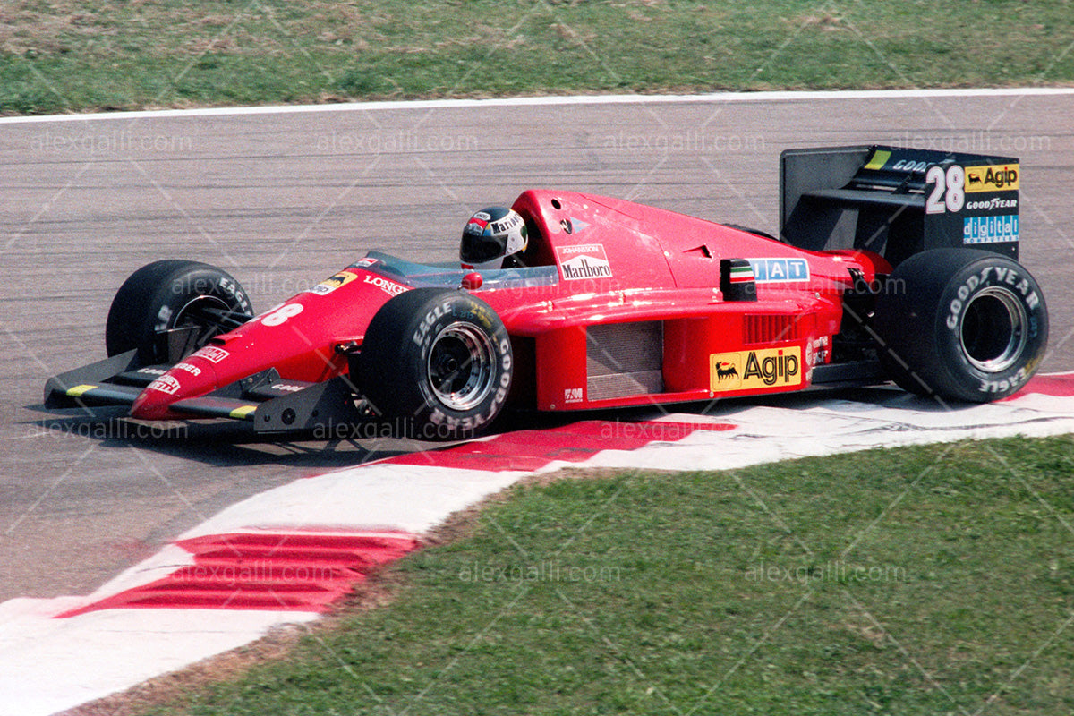 F1 1986 Stefan Johansson - Ferrari F1-86 - 19860053