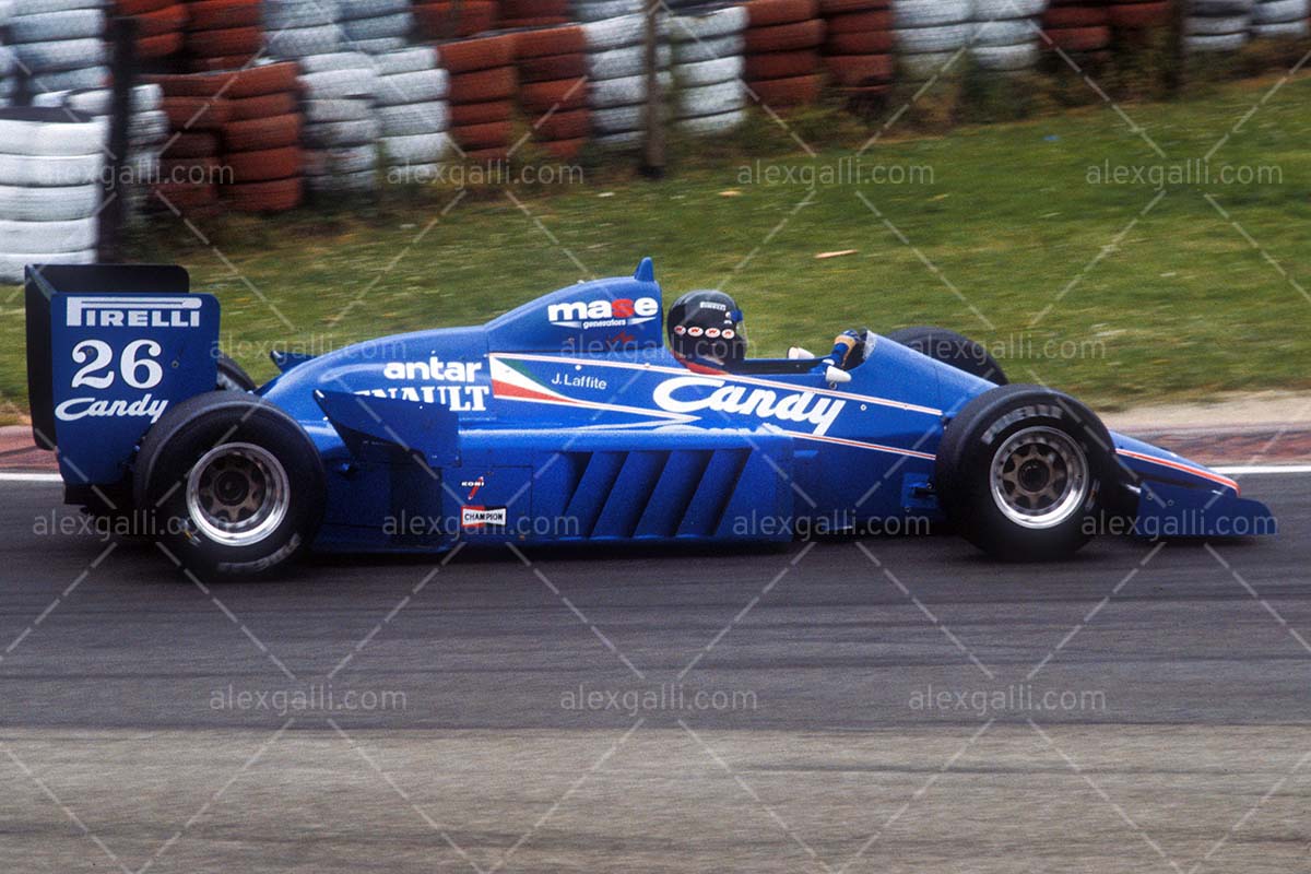 F1 1985 Jacques Laffite - Ligier JS25 - 19850071