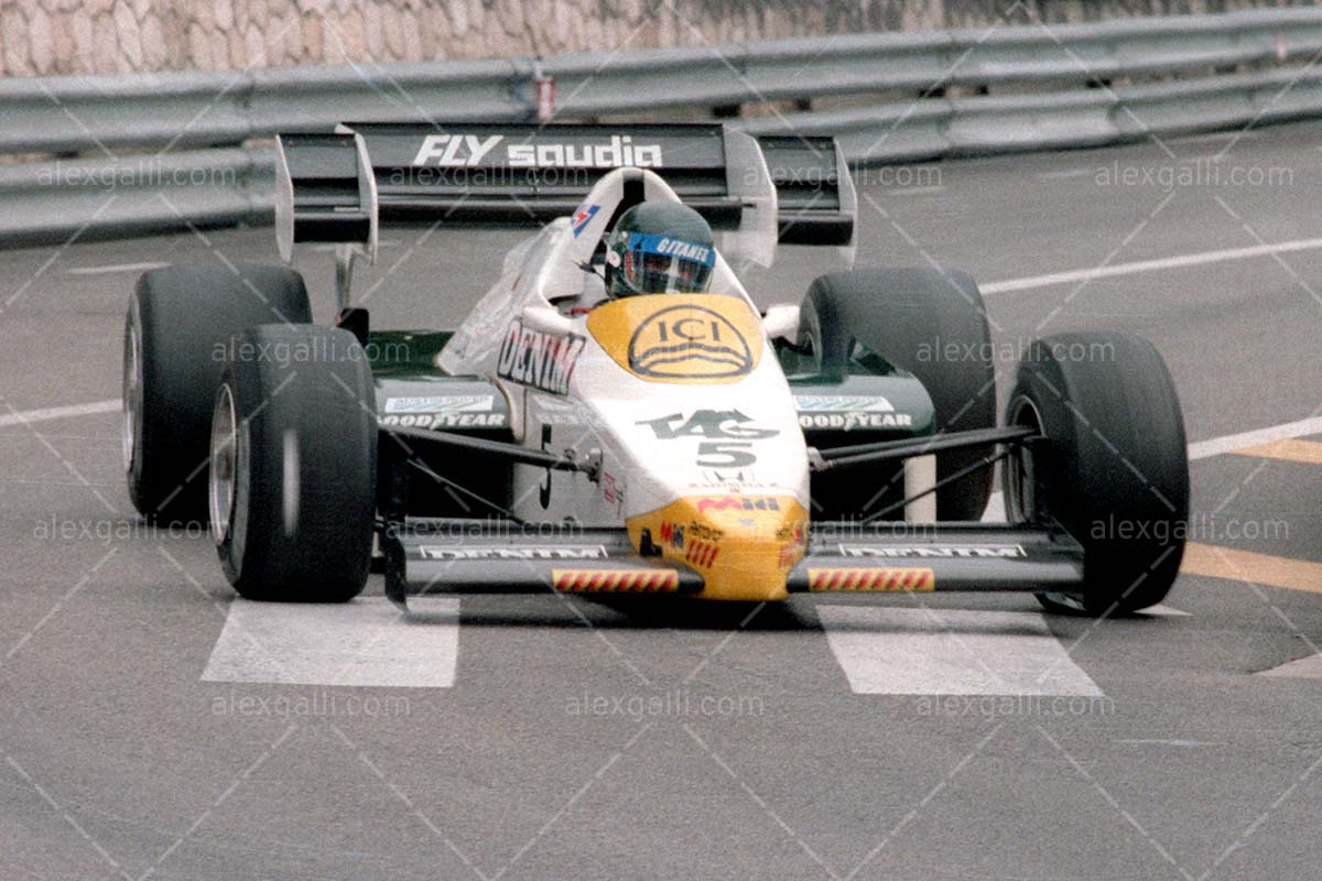 F1 1984 Jacques Laffite - Williams FW09 - 19840051