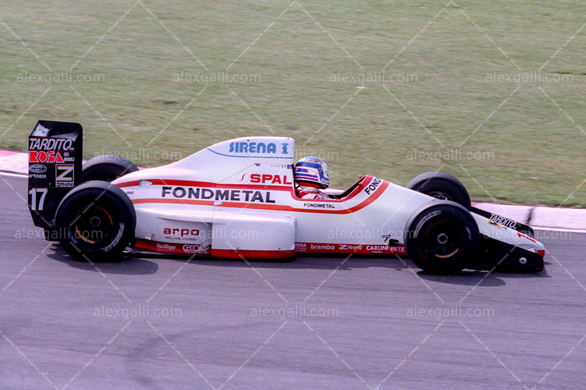 F1 1989 Nicola Larini - Osella FA1M - 19890039