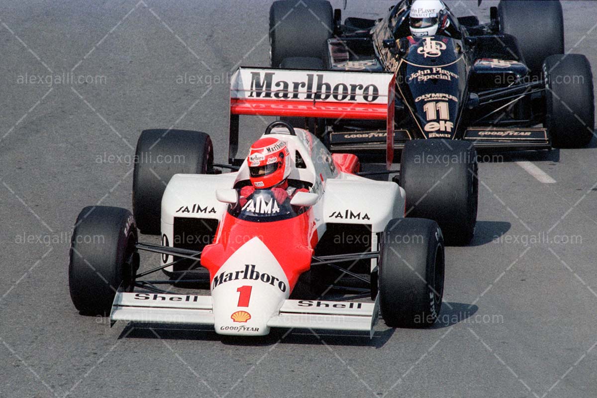 F1 1985 Niki Lauda - McLaren MP4/2B - 19850081