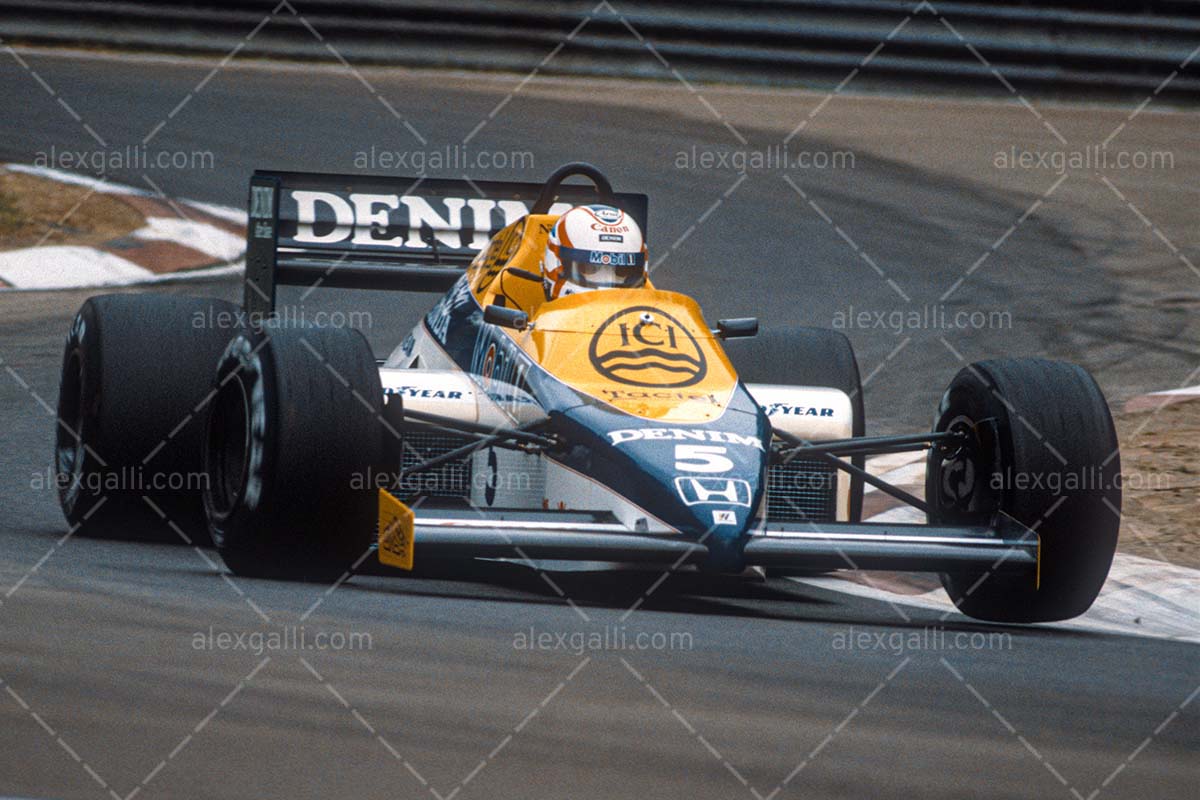 F1 1985 Nigel Mansell - Williams FW10 - 19850088