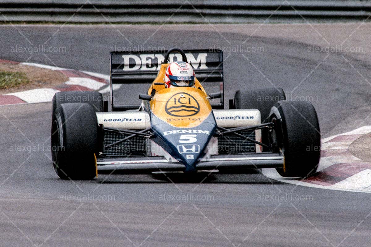 F1 1985 Nigel Mansell - Williams FW10 - 19850087