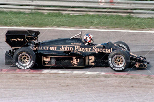 F1 1984 Nigel Mansell - Lotus 95T - 19840060