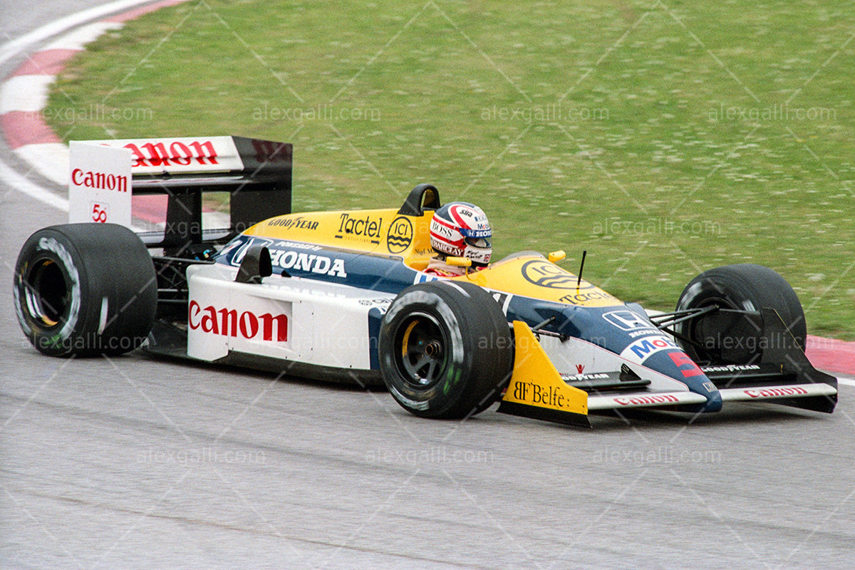F1 1987 Nigel Mansell - Williams FW11B - 19870072