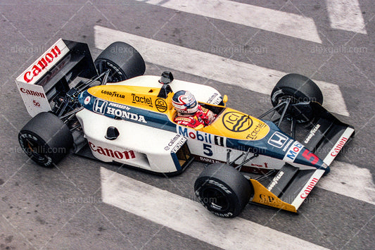 F1 1987 Nigel Mansell - Williams FW11B - 19870076