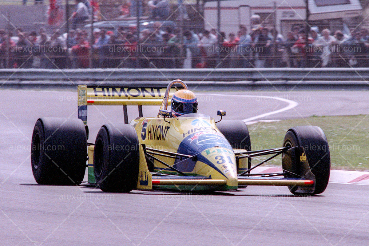 F1 1989 Roberto Moreno - Coloni FC189 - 19890053