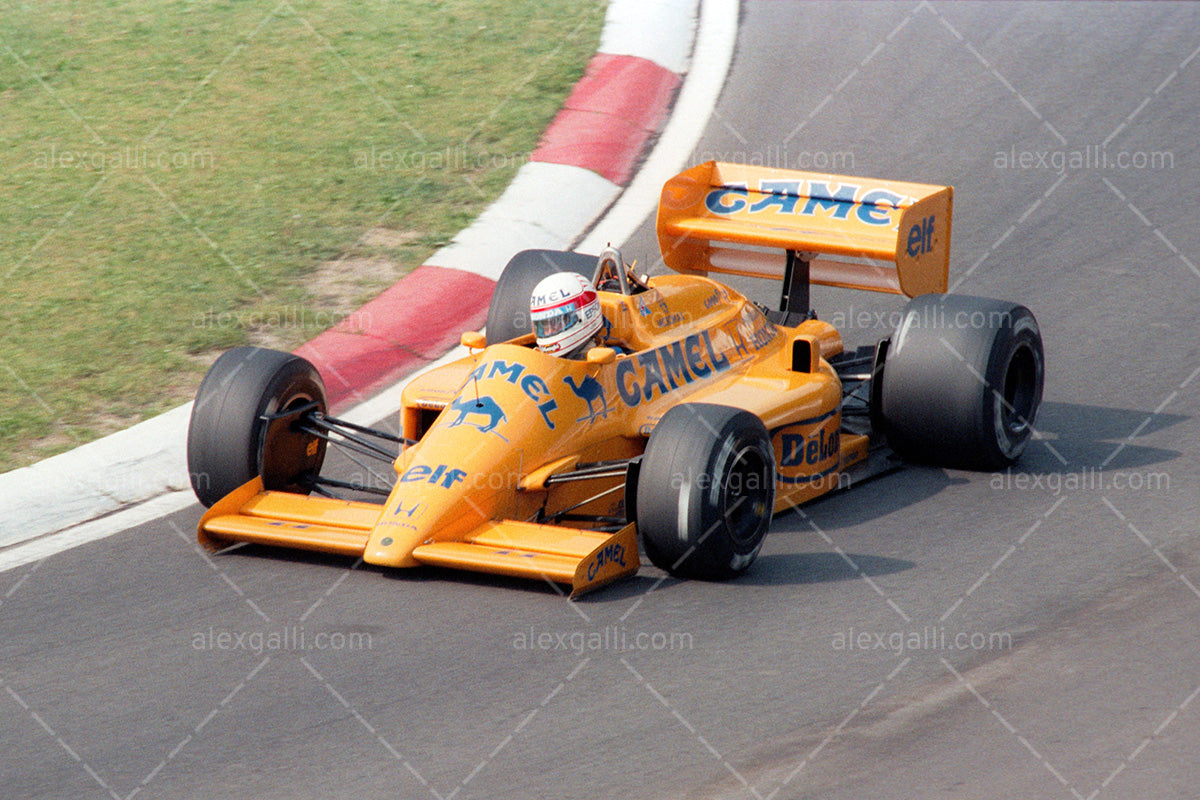 F1 1987 Satoru Nakajima - Lotus 99T - 19870080