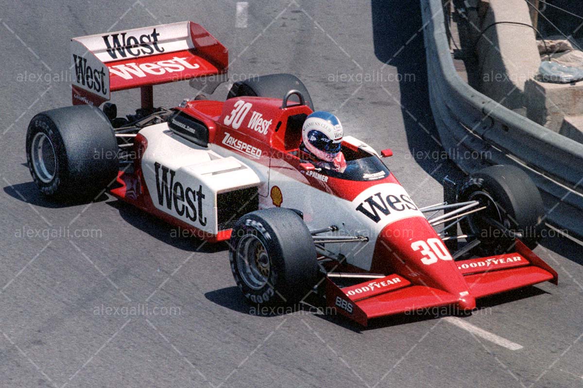F1 1985 Jonathan Palmer - Zakspeed 841 - 19850096