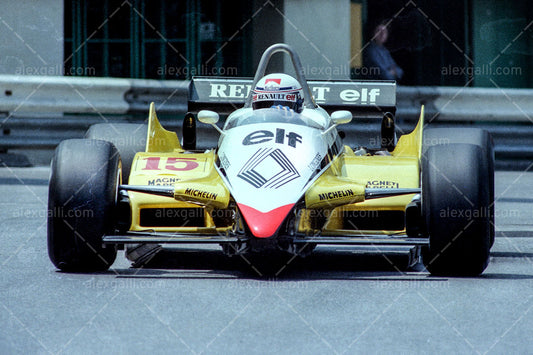 F1 1982 Alain Prost - Renault RE30B - 19820066