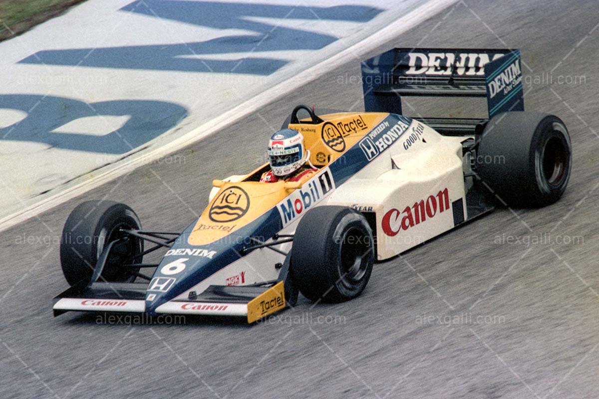 F1 1985 Keke Rosberg - Williams FW10 - 19850123