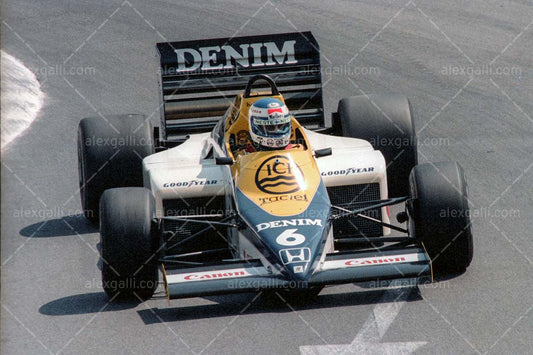 F1 1985 Keke Rosberg - Williams FW10 - 19850124