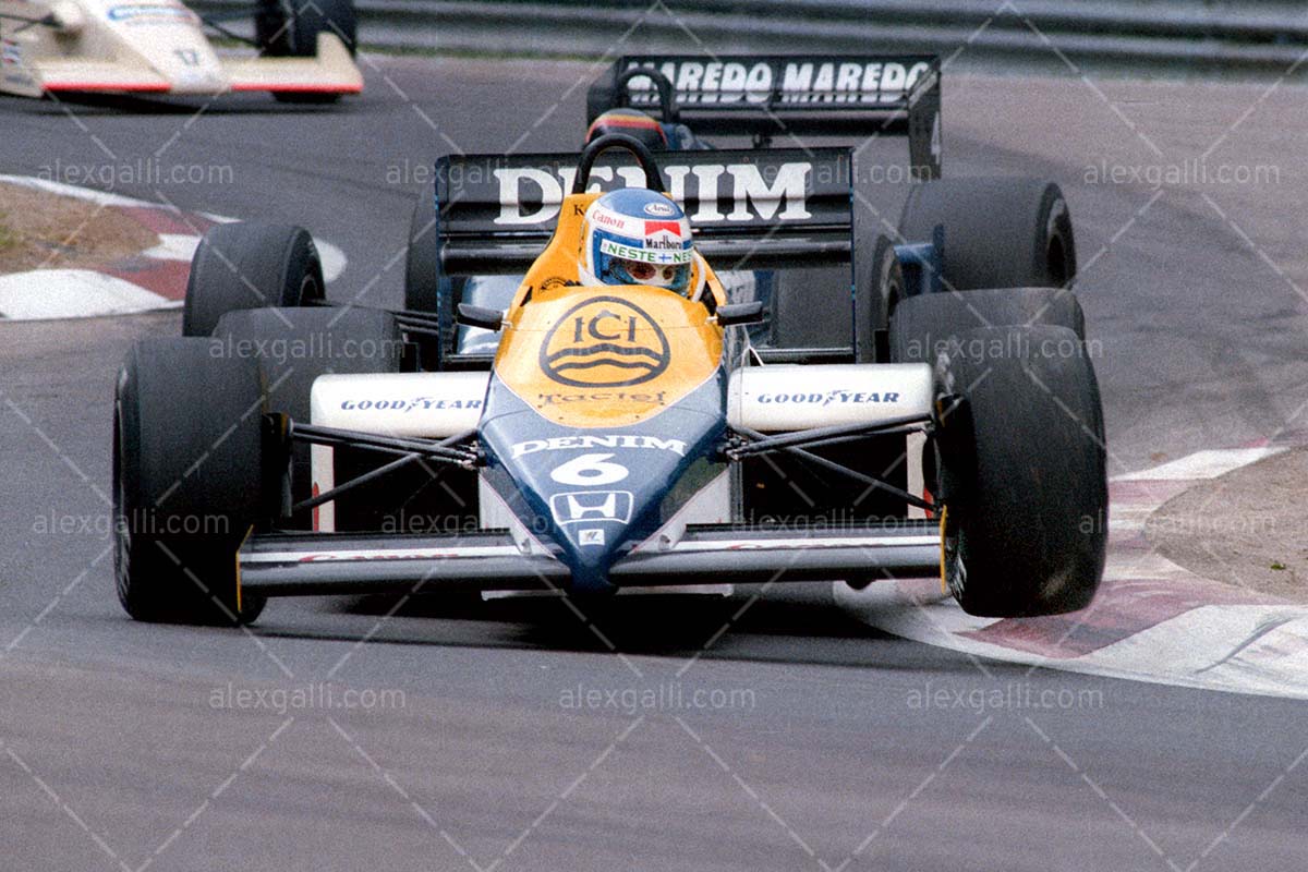 F1 1985 Keke Rosberg - Williams FW10 - 19850126