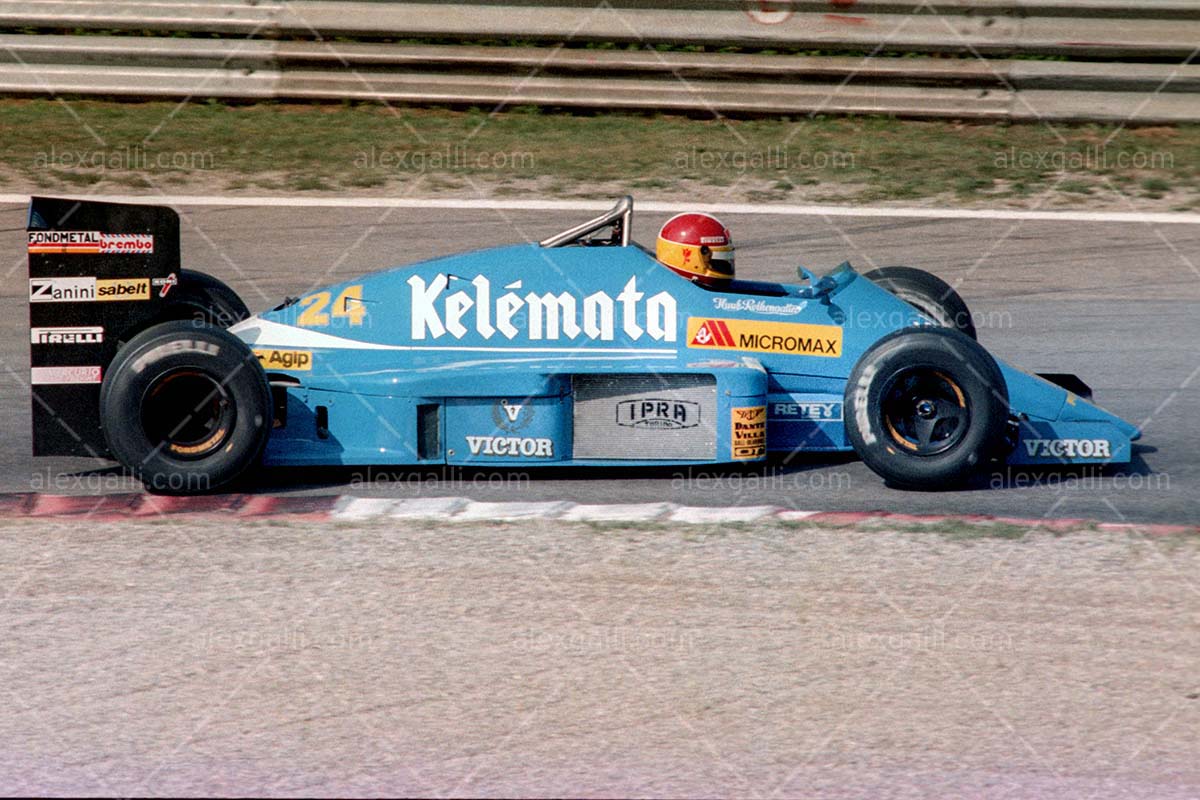 F1 1985 Huub Rothengatter - Osella FA1F - 19850130