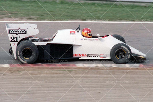 F1 1984 Huub Rothengatter - Spirit 101C - 19840087