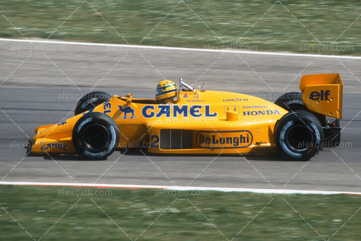 F1 1987 Ayrton Senna - Lotus 99T - 19870118