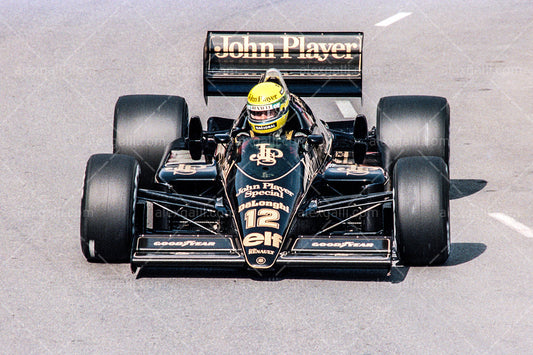 F1 1986 Ayrton Senna - Lotus 98T - 19860122